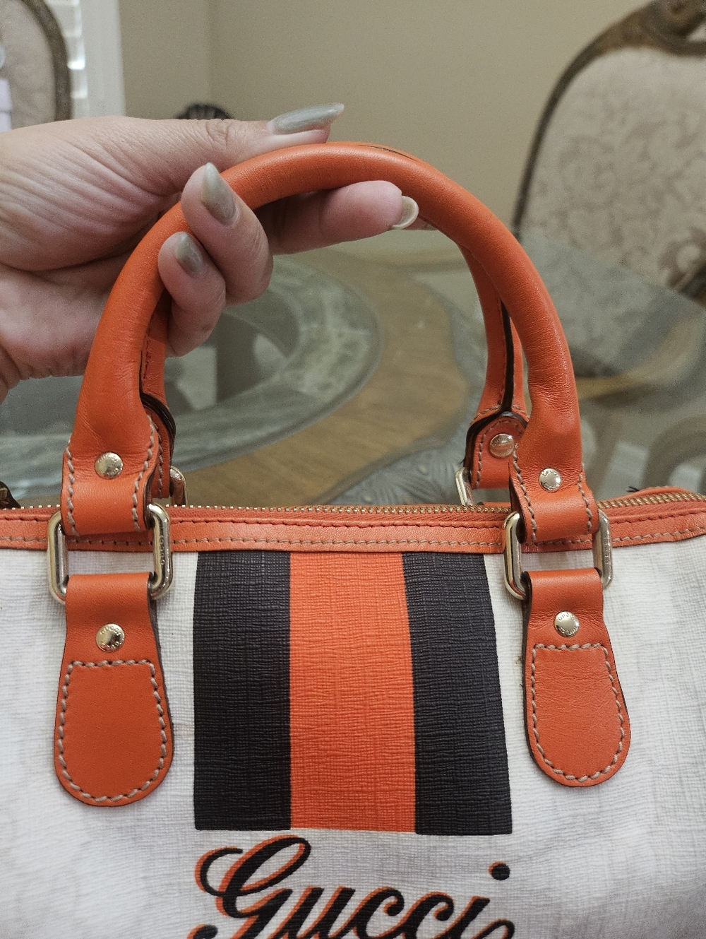 GucciGG Supreme Joy Boston Mini Vintage - Picture 12 of 16